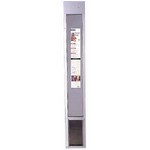 Unique self-adjusting design for an easy installation with no cutting required.